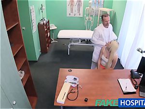 FakeHospital physician helps blonde get a moist muff